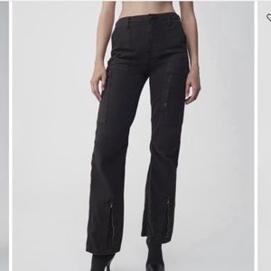 Redone cargo utility pants in black worn 1x